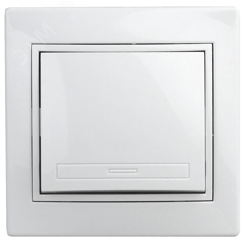 Переключатель Intro Plano 1-108-01 промежуточный, 10А-250В, IP20, СУ, белый