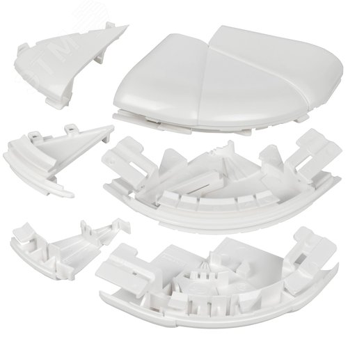 DLP Угол внешний изменяемый для кабель-канала 150х50мм (60-120град) белый