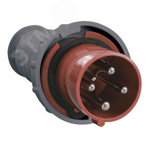 Вилка переносная ССИ-034 63А 6ч 380В 3P+PE IP54 IEK