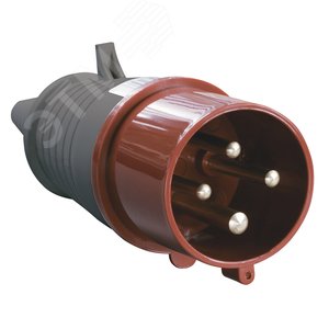 Вилка переносная ССИ-024 32А 6ч 380В 3P+PE IP44 IEK