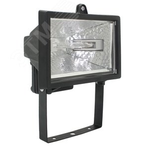 Прожектор ИО150 галогенный черный IP54