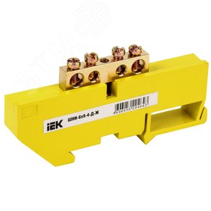 Шина PE ''земля'' на DIN-изол ШНИ-6х9-4-Д-Ж IEK