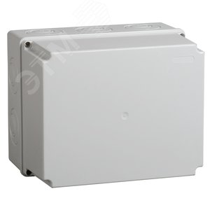 Коробка КМ41274 распаячная для открытой проводки 240х195х165мм IP55 RAL7035 кабельные вводы