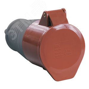 Розетка переносная ССИ-214 16А 6ч 380В 3P+PE IP44 IEK