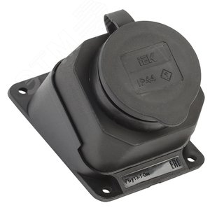 Розетка РБу13-1-0м защитная крышка угловая настенная ОМЕГА IP44