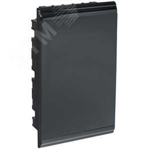 Корпус модульный пластиковый встраиваемый ЩРВ-П-36PRIME черный IP41