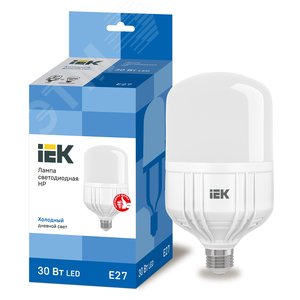 Лампа светодиодная HP 30Вт 230В 6500К E27
