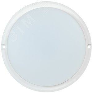 Светильник светодиодный ДПО 4001 8 Вт IP54 4000K круг белый пластик