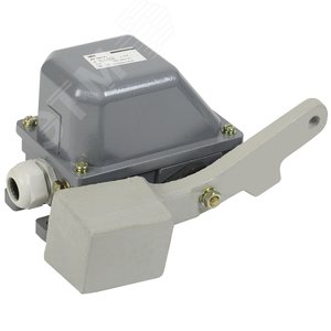 Выключатель концевой КУ-703 У1, рычаг с грузом, 10А, IP44, 2 электрических цепи, без противовеса