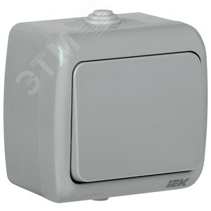 AQUATIC Выключатель 1-клавишный для открытой установки 10А IP54 ВС-20-1-0-А GENERICA