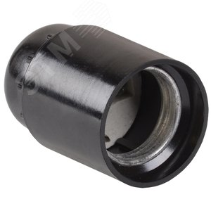 Патрон подвесной карболитовый Пкб27-04-К01, Е27, черный, индивидуальный пакет