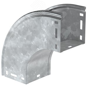 Поворот плавный 90 градусов тип В20 ESCA 80х100 мм HDZ