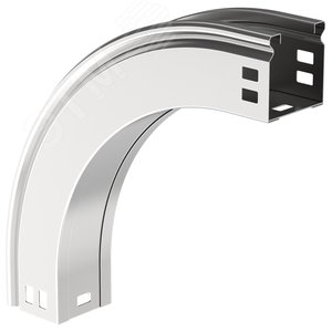 Поворот плавный 90 градусов тип В20 ESCA 50х100 мм