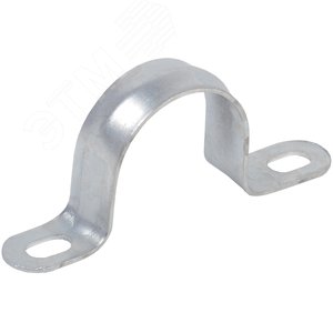 Скоба металлическая двухлапковая d=31-32мм