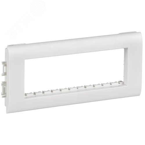 METRA Рамка и суппорт на 6 модуля для кабель-каналов с шириной крышки 75мм белый