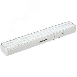 Светильник светодиодный аккумуляторный ДБА 1060 непостоянного действия 60LED 6ч 6 Вт GENERICA