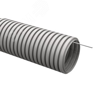 ELASTA Труба гофрированная тяжелая ПВХ d=16 с зондом (100м) IEK
