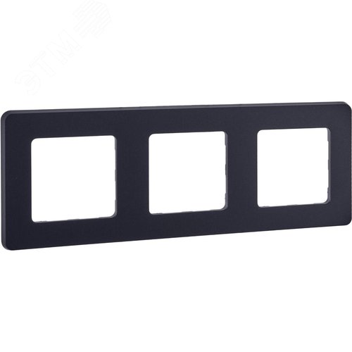 Рамка 3-местная антрацит INSPIRIA
