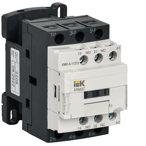 ARMAT Контактор КМИ-А-11212 LC1D 12А 230В/АС3 1NO/1NC