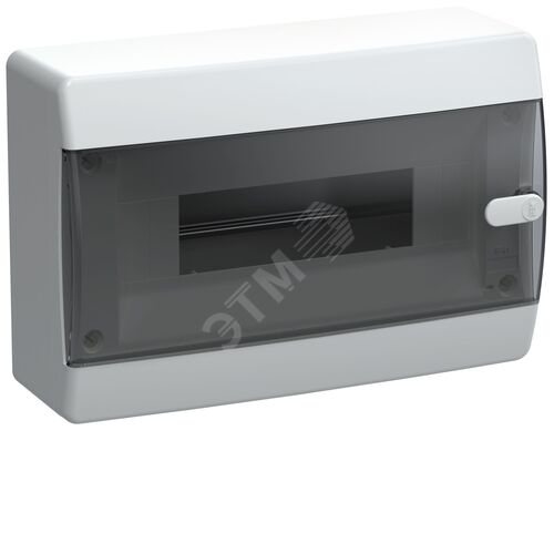 Compact Корпус пластиковый ЩРН-П-12 IP41 черная прозрачная дверь UNION