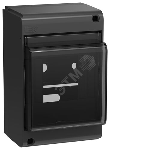 Корпус пластиковый КМПн-4 IP30 черный UNION Mini