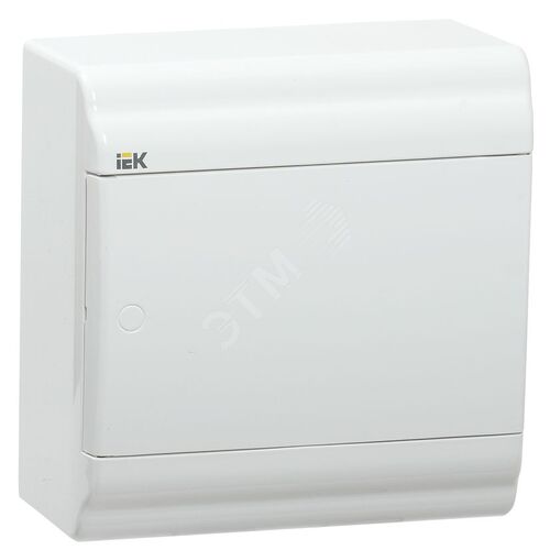 Корпус пластиковый ЩРН-П-6 модулей навесной белый/белая дверь IP41 PRIME