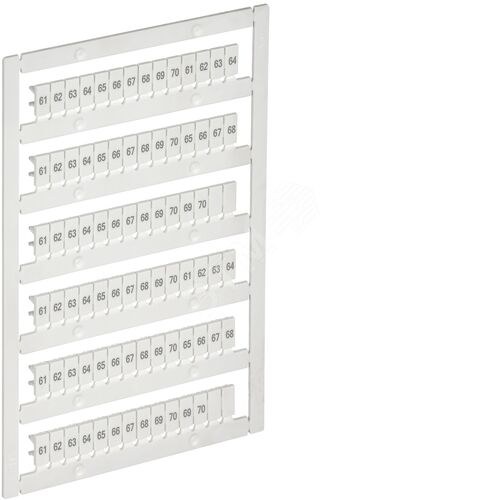 ARMAFIX Маркер для CTS/CP/CX/CY 2,5мм2 с символами ''61-70''