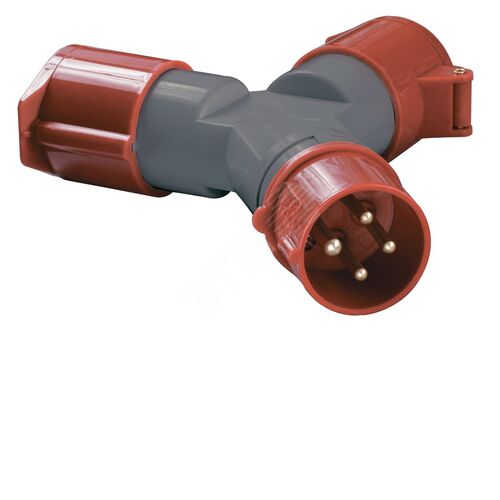 Адаптер двухлучевой ССИ-1012-214 3Р+РЕ 16А 380-415В IP44 IEK