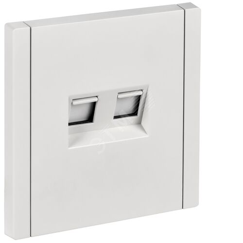 FORTE&PIANO Розетка двойная RJ11+RJ45 кат.5E FP235 белый
