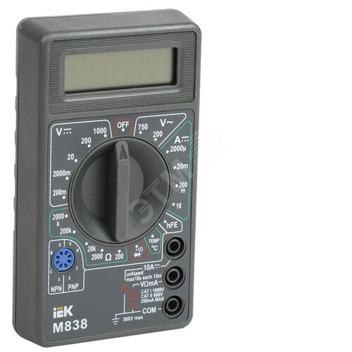Мультиметр цифровой UNIVERSAL M838