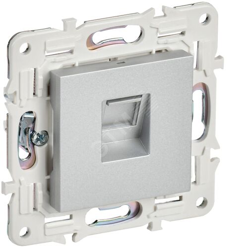 SKANDY Розетка компьютерная RJ45 кат.6 SK-K02S серебряный IEK