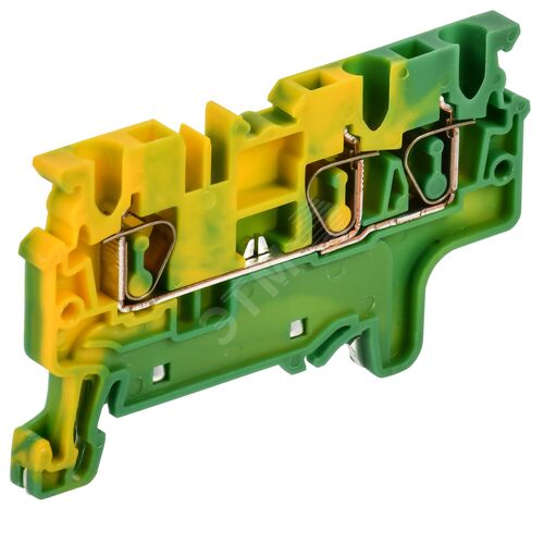ARMAFIX Клемма пружинная CX2.5-3 PE 2,5мм2 трехконтактная заземляющая