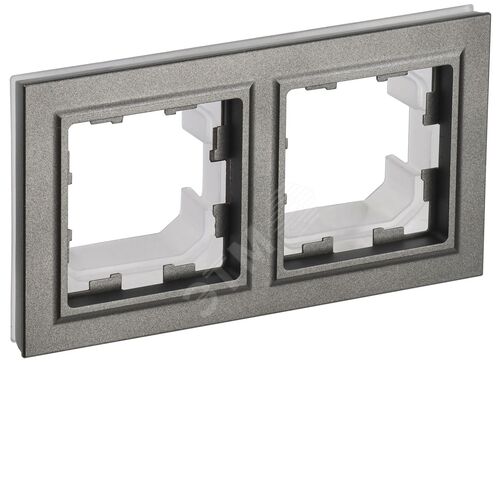 BRITE Рамка 2-местная IP44 РУ-2-БрШ-44 шампань