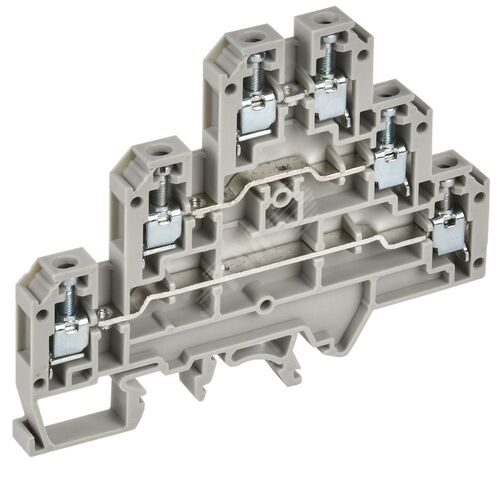 ARMAFIX Клемма винтовая CTS-ML 3 ур. 2,5мм2 серая