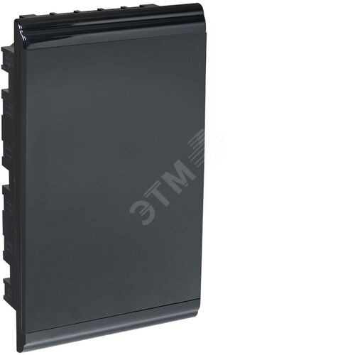 Корпус модульный пластиковый встраиваемый ЩРВ-П-36PRIME черный IP41