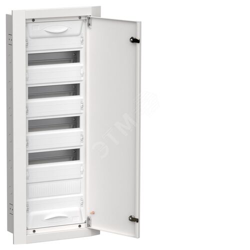 Корпус металлический ЩРв-60 (1х60) 880х365х130мм IP31 белый (одна дверь) TITAN 5