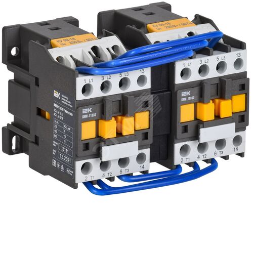 Контактор КМИ-11830 реверс 18А 230В/АС3 2NO