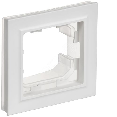 BRITE Рамка 1-местная IP44 РУ-1-БрАБ-44 арктический белый
