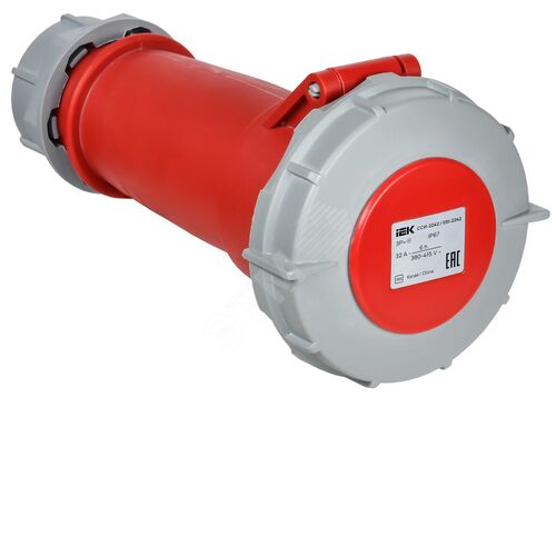 Розетка переносная ССИ-2242 32А-6ч 380В 3P+PE IP67