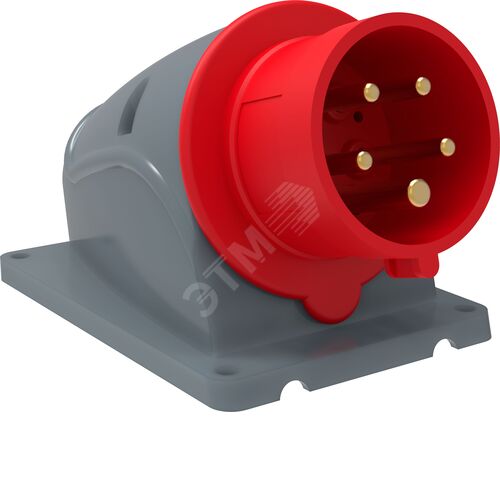 Вилка стационарная ССИ-515 16А-6ч/200/346-240/415В 3P+PE+N IP44 MAGNUM