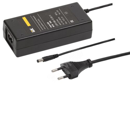 Драйвер LED ИПСН 60Вт 12 В сетевая вилка-блок -JacK 5,5 мм IP20 -eco