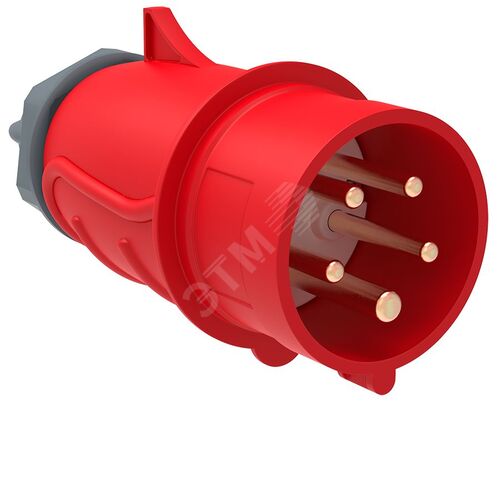 Вилка переносная ССИ-025 32А-6ч/200/346-240/415В 3P+PE+N IP44 MAGNUM