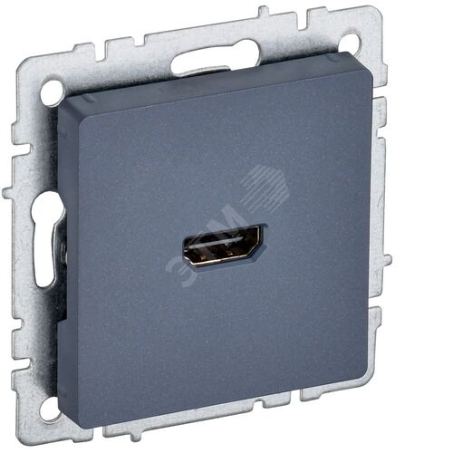 BRITE Розетка HDMI РHDMI-0-БрМ маренго