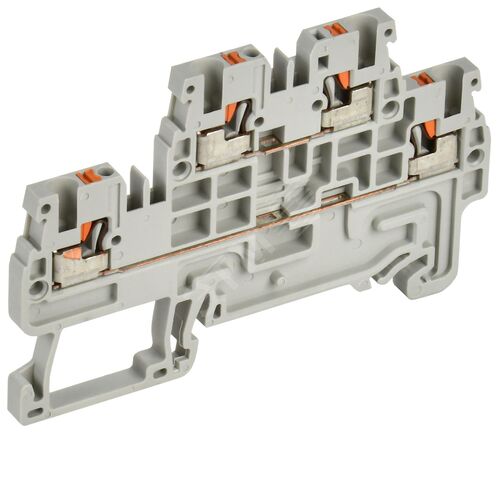 ARMAFIX Клемма пружин. Push-in CP-ML 2 ур. 1,5мм2 серая