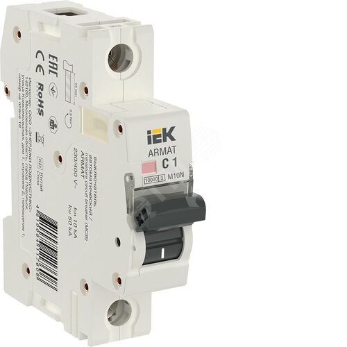 Выключатель автоматический однополюсный C 1А M10N