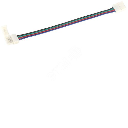 Коннектор 3шт RGB 10мм (разъем-15см-разъем)