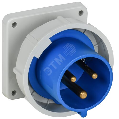 Вилка встраиваемая ССИ-3232 32А-6ч 220В 2P+PE IP67 IEK