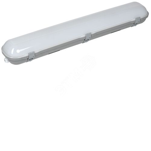 Светильник линейный промышленный LED ДСП 1320 20Вт 5000К IP65 600х74х77,5 мм пластик серый LT-DSP0-1320-020-50-K01 IEK