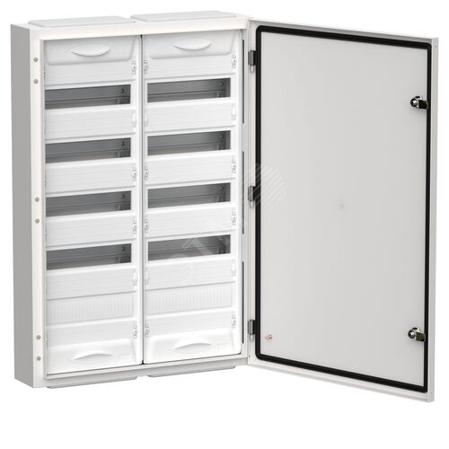 Корпус металлический ЩРн-120 (2х60) 835х570х140мм IP54 белый (одна дверь) TITAN 5