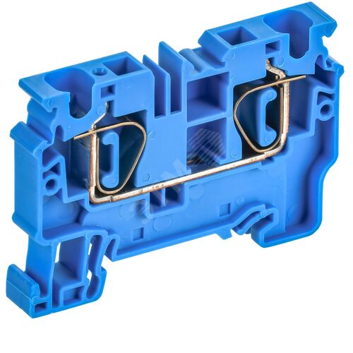 ARMAFIX Клемма пружинная CX6 BU 6мм2 проходная синяя